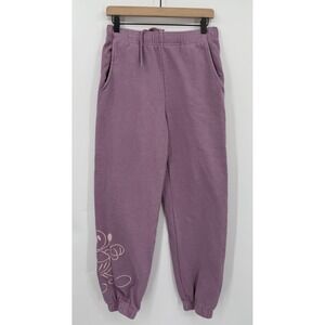 Disney Sweatpants Womens Large‎ Purple Mickey Mouse Lounge Cozy Casual Pull On